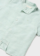 Load image into Gallery viewer, Linen Mao Collar S/S Shirt