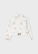 Load image into Gallery viewer, Floral Embroidered Denim Jacket