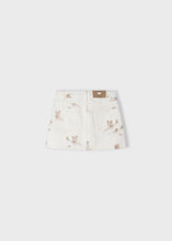 Load image into Gallery viewer, Floral Embroidered Denim Skirt