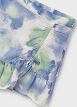 Load image into Gallery viewer, Watercolor Ruffle Mini Skirt
