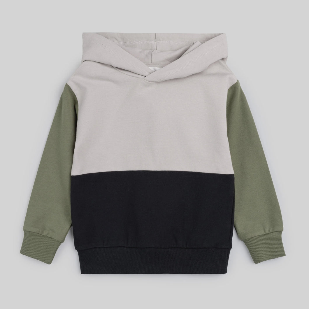 Cut & Sew Colorblock Hoodie