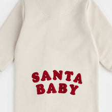 Load image into Gallery viewer, Santa Baby Varsity Playsuit