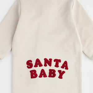 Santa Baby Varsity Playsuit