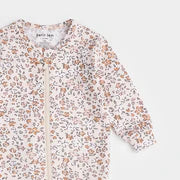Footed L/S Knit Sleeper- Floral