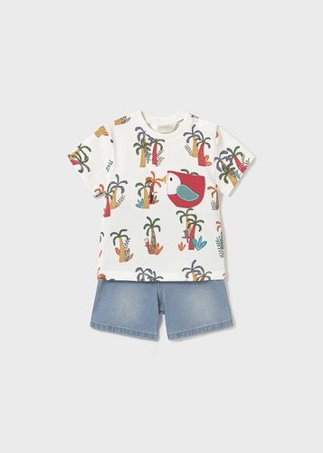 Toucan Pkt Tee & Short Set