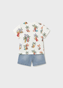 Toucan Pkt Tee & Short Set