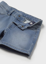 Load image into Gallery viewer, Soft Denim Short- Medium Wash