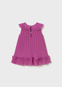 Chiffon Sleeveless Pleat Dress