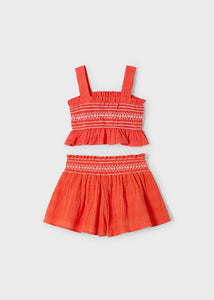 Smocked Bandeau Short Set