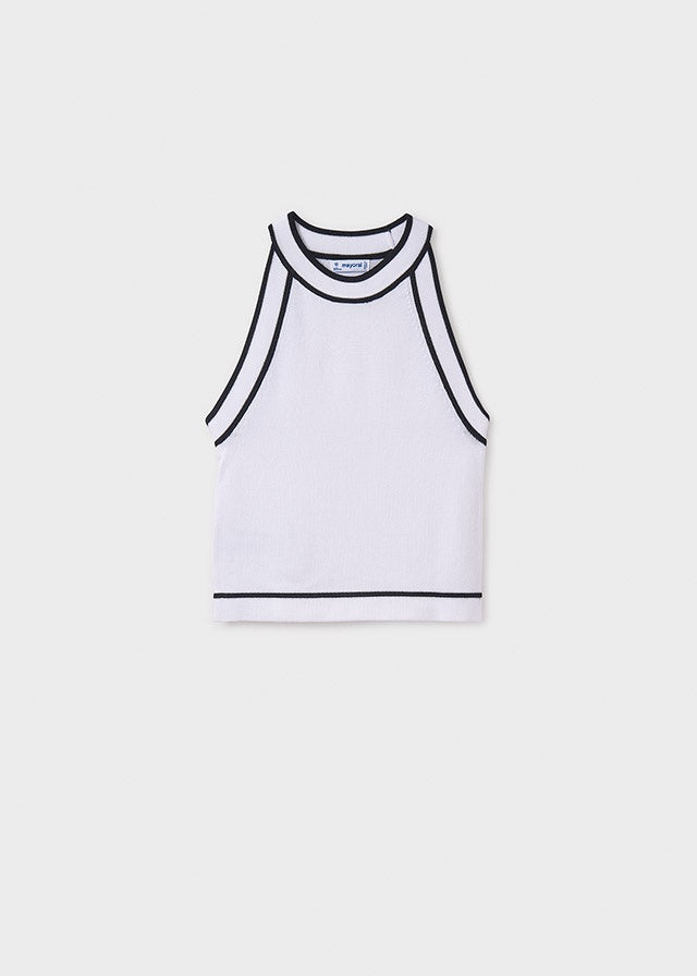 Knit Contrast Tank