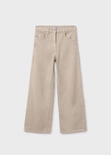 Load image into Gallery viewer, Wide Leg Twill Trouser