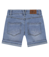 Load image into Gallery viewer, Boys Stretch Denim Short- Fresh Blue