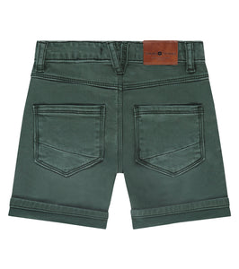 Boys Stretch Denim Short- Bottle