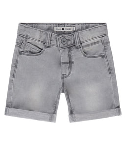 Boys Jogg Denim Short- Grey