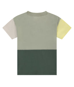 Colorblock S/S Tee- Pistachio