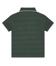 Load image into Gallery viewer, Textured Stripe S/S Polo- Bottle