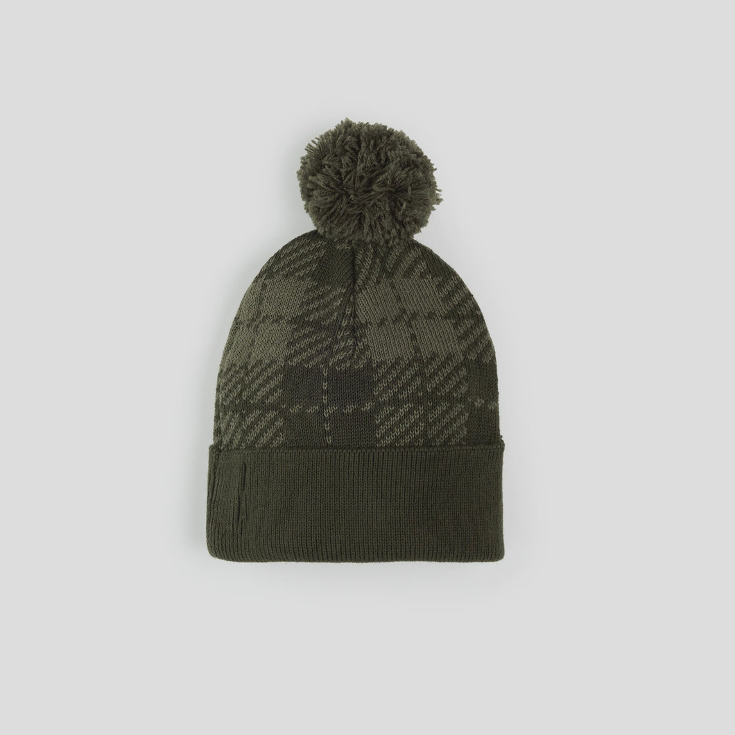 Gingham Knit Hat