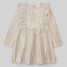 Load image into Gallery viewer, Platinum Sparkle Ruffle Dress