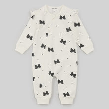 Load image into Gallery viewer, Glitter Bow Print L/S Playsuit