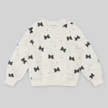 Load image into Gallery viewer, Glitter Bow Ruffle Sweatshirt