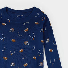 Load image into Gallery viewer, L/S Pajama Set- Football Icon B