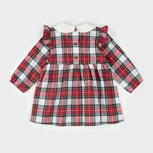 Load image into Gallery viewer, Collared Plaid Dress 3PC Set