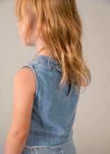 Load image into Gallery viewer, Denim Bow Top