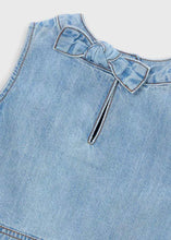 Load image into Gallery viewer, Denim Bow Top