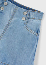 Load image into Gallery viewer, Button Accent Denim Bermuda