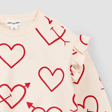 Load image into Gallery viewer, Heart Sketch Knit Sweatshirt &amp; Legging Set