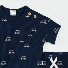 Load image into Gallery viewer, Golf Cart Waffle S/S Short Set