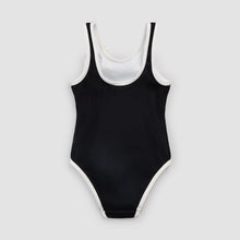 Load image into Gallery viewer, Rosette Piped 1PC Swimsuit