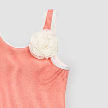 Load image into Gallery viewer, Rosette Piped 1PC Swimsuit
