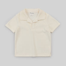 Load image into Gallery viewer, Solid Terry Polo- Off White
