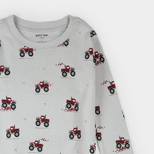 Load image into Gallery viewer, Monster Truck Love Print L/S Pajama Set B