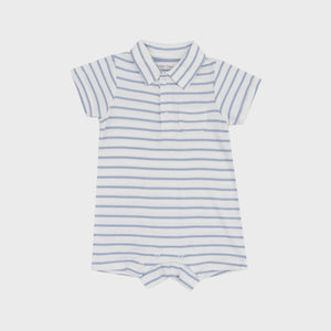 French Stripe Polo Shortie