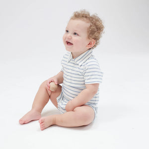 French Stripe Polo Shortie