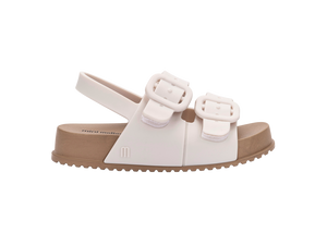 Baby Cozy Sandal- Brown/White