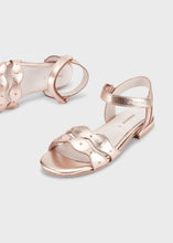 Load image into Gallery viewer, Scallop Leather Sandal BG