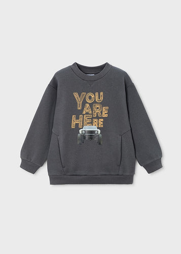 You Are Here Car Print Pullover