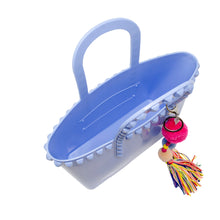 Load image into Gallery viewer, Tiny Jelly Tote Bag- Baby Blue