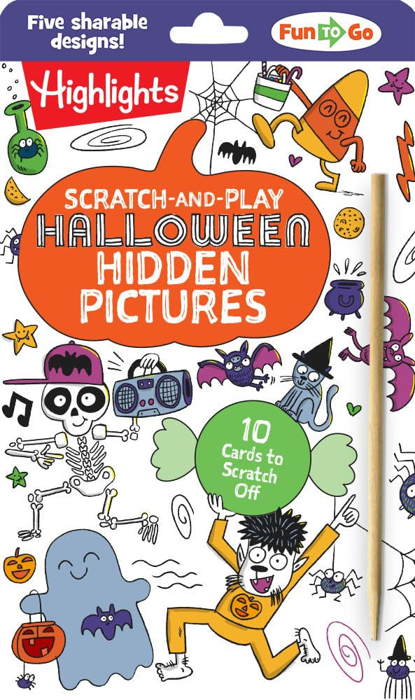 Hidden Pictures Scratch & Play Halloween