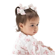 Load image into Gallery viewer, 2Pk Bow Clips- Belle Rosette Dot