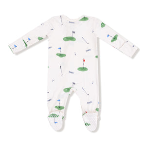 2-Way Zipper Footie- All Fore Golf