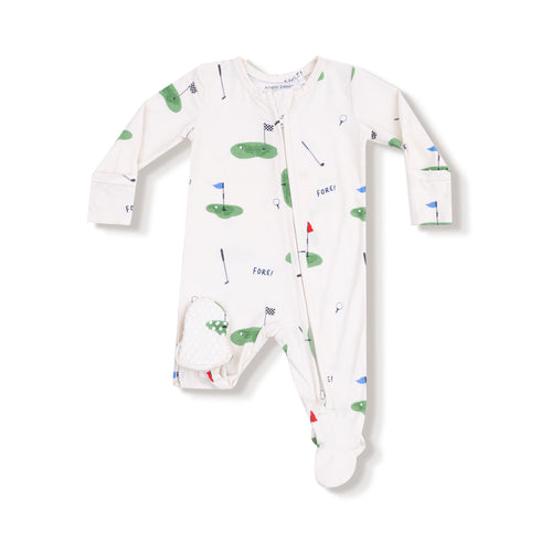 2-Way Zipper Footie- All Fore Golf