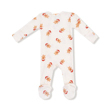 Load image into Gallery viewer, 2 Way Zipper Footie- Gingerbread