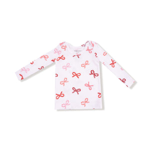 Loungewear Set- Candy Cane Bows