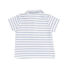 Load image into Gallery viewer, French Stripe Polo Shirt &amp; Muslin Short