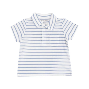 French Stripe Polo Shirt & Muslin Short