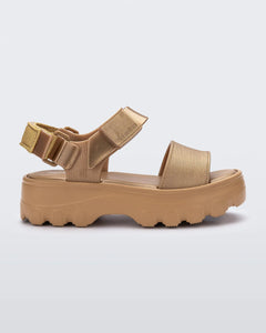 Kick Off Sandal- Gold